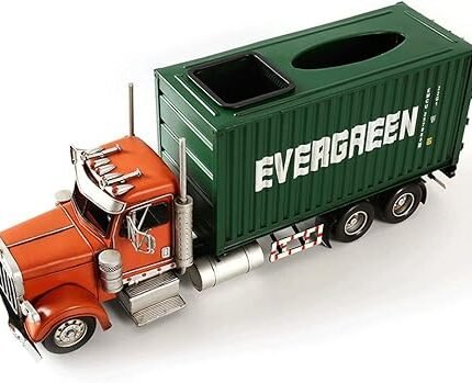 Boîte à Mouchoirs Créative en Fer Forgé – Style Camion Américain Vintage